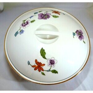 Royal Worcester Astley Porcelain Round Covered Casserole Dish Size 1 England